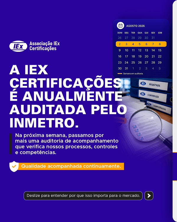 auditoria anual iex certificações