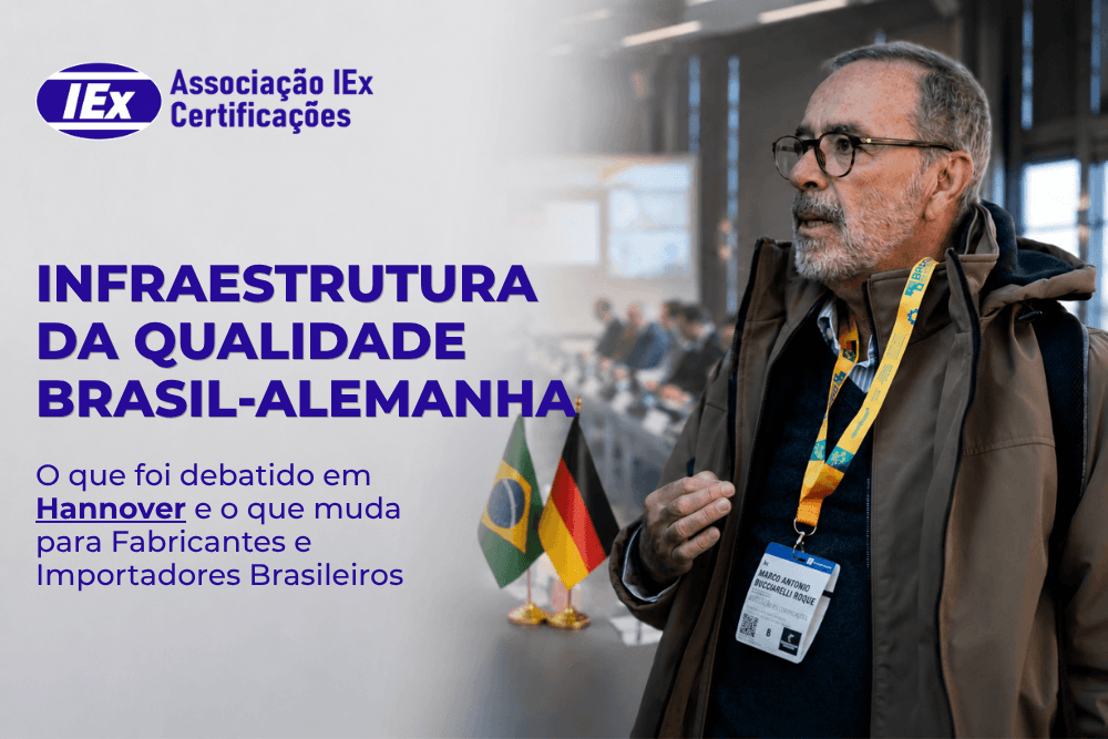 7º Encontro GPQI Brasil-Alemanha em Hannover 2026 — delegação com IEx Certificações